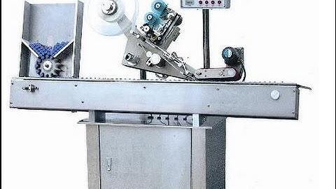 Horizontal labeling machines for test tubes self adhesive label applicator machinery