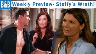 The Bold and The Beautiful Weekly Preview: Finn and Steffy Clash Over Sheila.