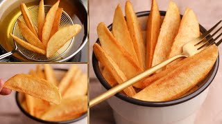 البطاطس المقلية بقرمشة خرافية🍟 ( ستيك هاوس فرايز ) اسمع القرمشة😎.!