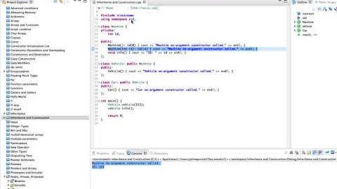C++Tutorial for Beginners 53   Constructor Inheritance