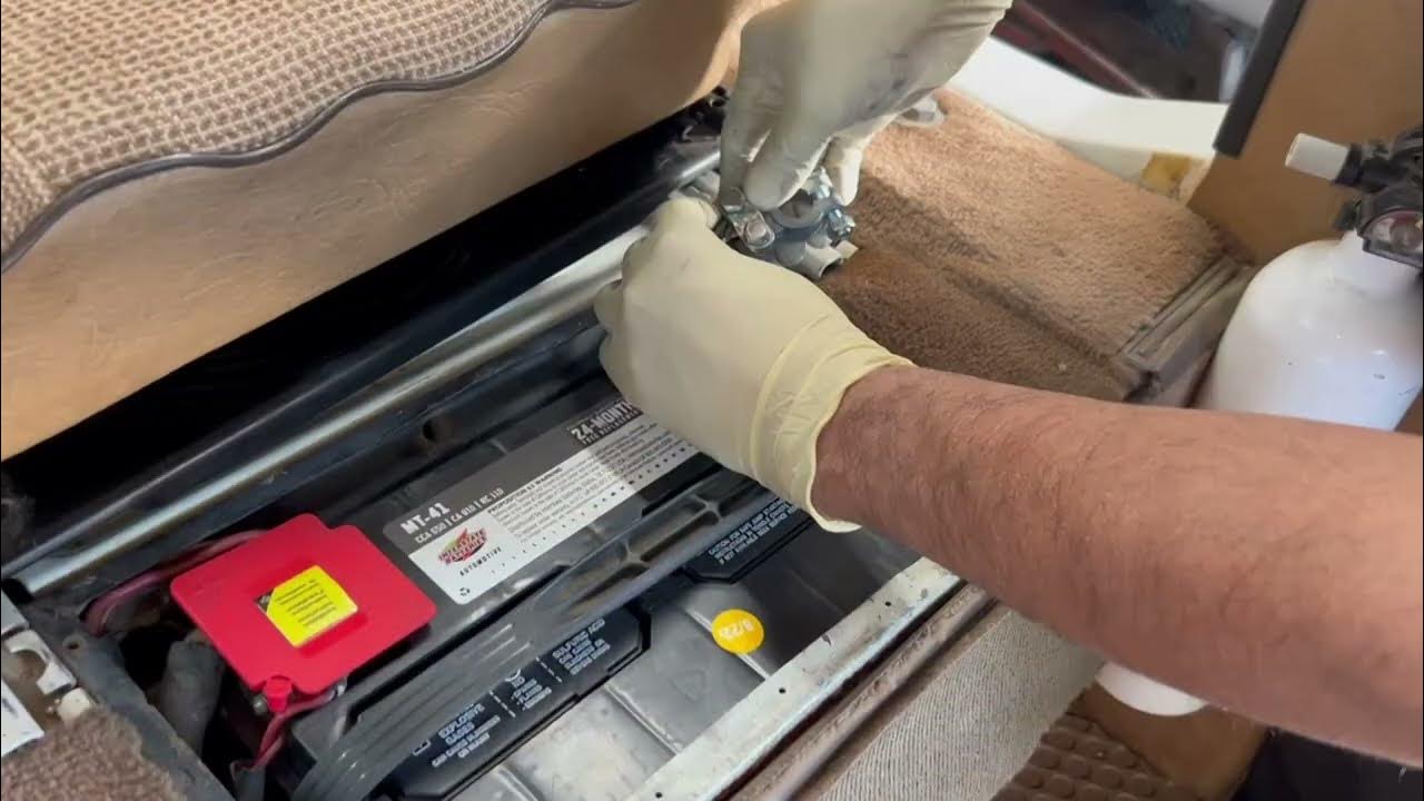 VW Vanagon Battery Replacement - YouTube