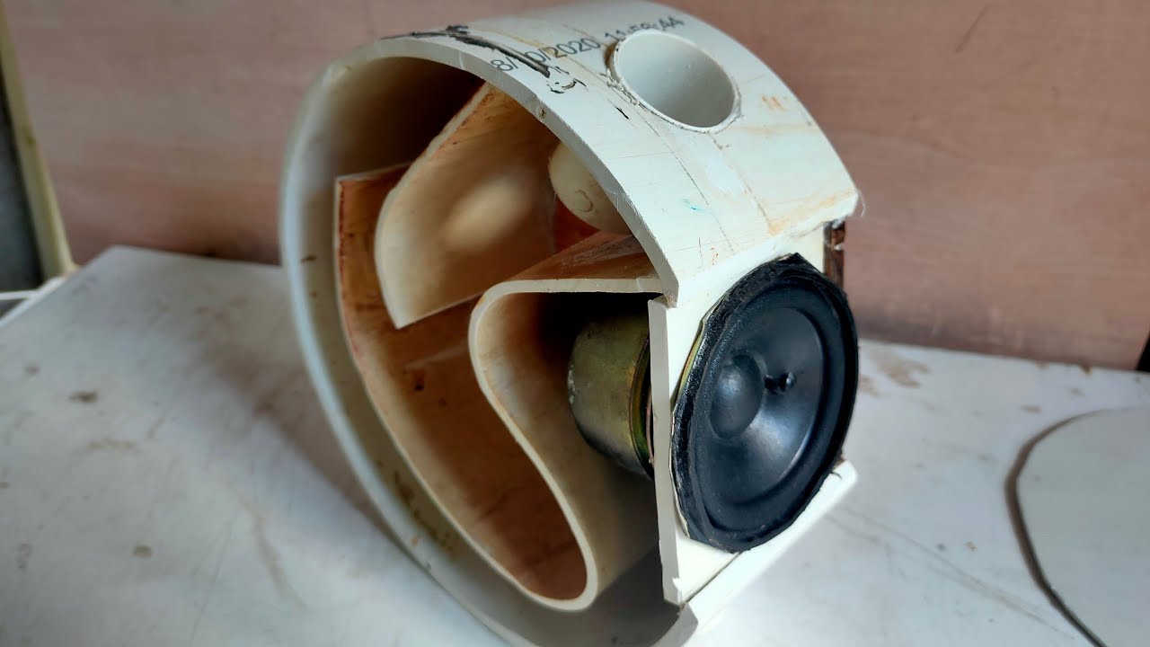 bass test for diy mini subwoofer experiment v4 (PVC)tutorial diy 
