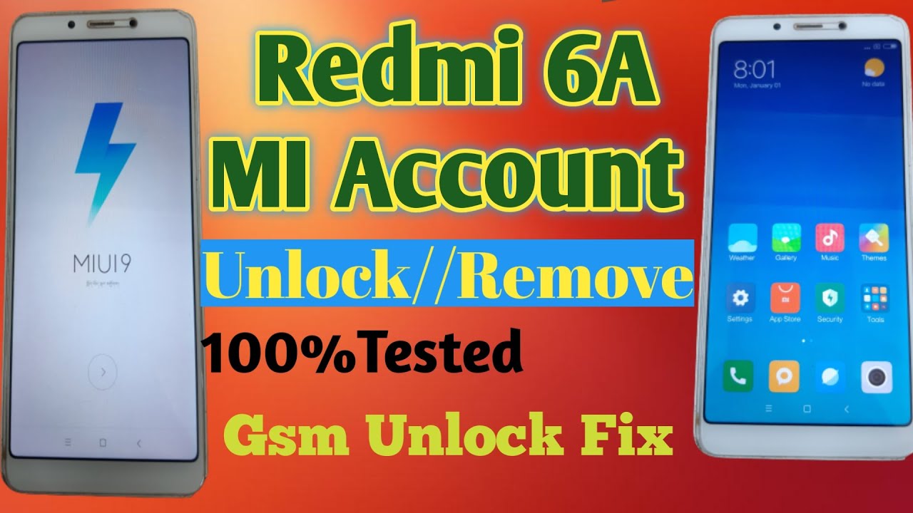 Unlock Redmi 6a