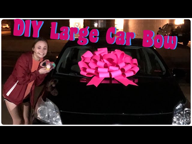 DIY Large Bow for Car / Truck / SUV HoodMake Your Own! Save
