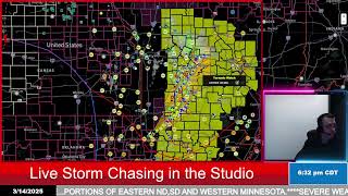 3/14/25 Live Emergency Storm Chasing Studio Version