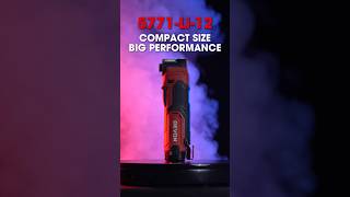 Tight spaces? No problem.Meet the compact powerhouse — DEVON 12V Angle Impact Driver 5771-Li-12.