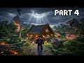 Surviving 100 Days on a Dinosaur Island in Minecraft #survival #4 #dinosaurs