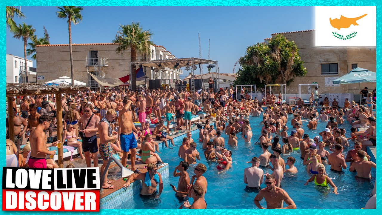 The Biggest & Craziest Pool Party in Ayia Napa Cyprus: PAMBOS July 2022