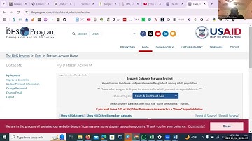 How to download DHS data