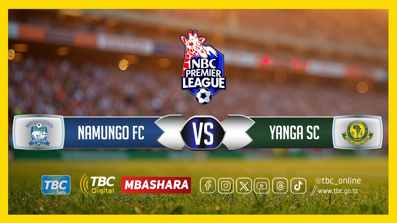 🔴#TBCLIVE: NAMUNGO FC  (1) - (3) YANGA SC, UWANJA WA MAJALIWA, LINDI