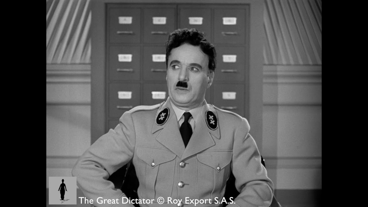 Charlie Chaplin When Dictators Meet Hynkel Receives Napoloni The Great Dictator Youtube