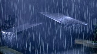 Beat Stress & Goodbye Insomnia in 3 Minutes with Heavy Rain,Thunder Sounds on a Tin Roof at Night #6