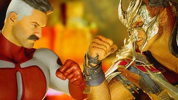 Omni-Man killed General Shao with this dialogue (All Intro Dialogues Omni-Man Vs General Shao) - MK1