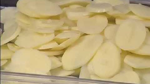 Hobart FP250 7/32" Slicer Plate Slicing Potatoes
