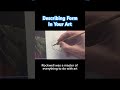 Describing Form In Your Art Using Pen &amp; Ink 🖋️ #penandink #artist #artstudy