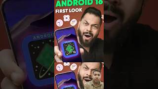 Android 16 x Material 3 First Look 🤯 This Is CRAZY!! #trakintech #shorts #androidp