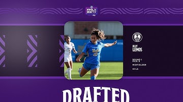 Orlando Pride Selects Ally Lemos in the 2024 NWSL Draft