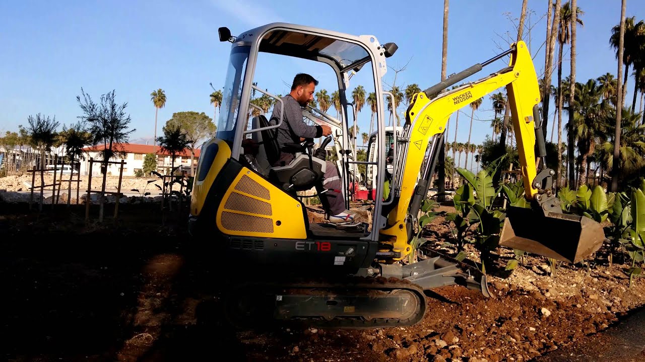 Tesviye Üstadı Wacker Mini Ekskavatör Antalya Expo