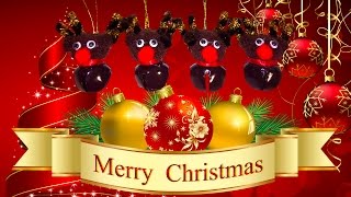 DIY How to Create Reindeer Jingle Bell Ornament