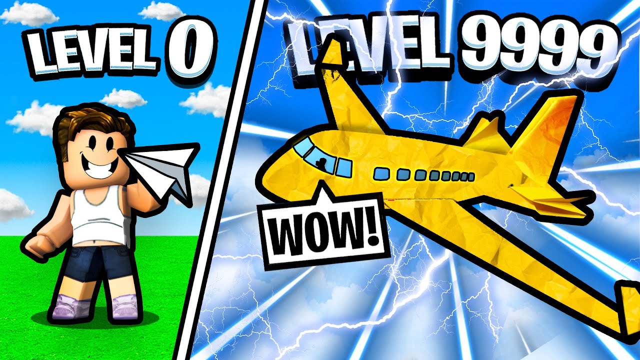 HIGHEST PAPER AIRPLANE LEVEL UNLOCKED? Roblox YouTube