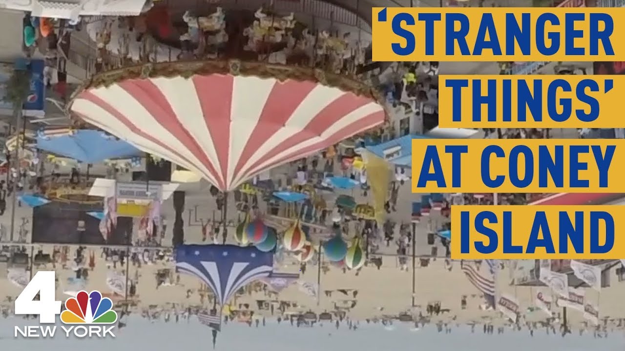 Stranger Things 3 Takes Over Deno S Wonder Wheel In Coney Island