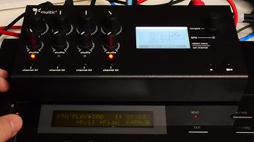 Shuffle with E-RM Multiclock into the Sequencer of the Roland SH-101 Korg S3 and other Vintage Gear.