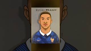 Kylian Mbappe🇫🇷 #digitalart #illustration #football #mbappe #football #fifaworldcup #france