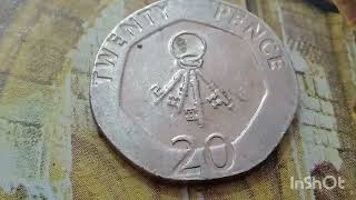 20 Pence Queen Elizabeth ll Rare Coin Gibraltar 2013 Do you have one ?