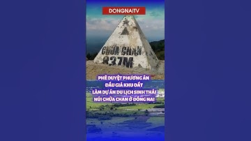 Phê duyệt phương án đấu giá khu đất làm dự án du lịch sinh thái núi Chứa Chan ở Đồng Nai