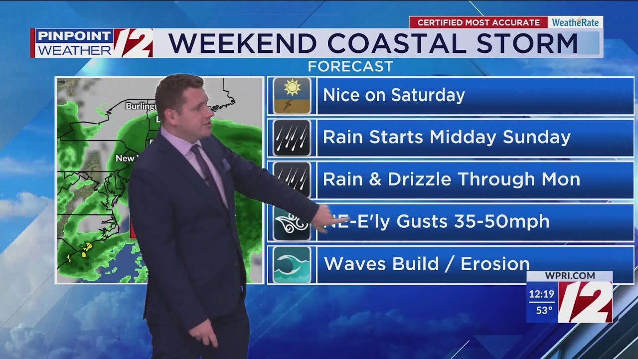 WPRI 12 Weather Forecast 10/9/25: Cool, Dry Next Few Days; Watching ...