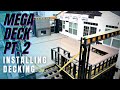 Installing Composite Decking and Picture Frame Border - MEGA DECK PART 2