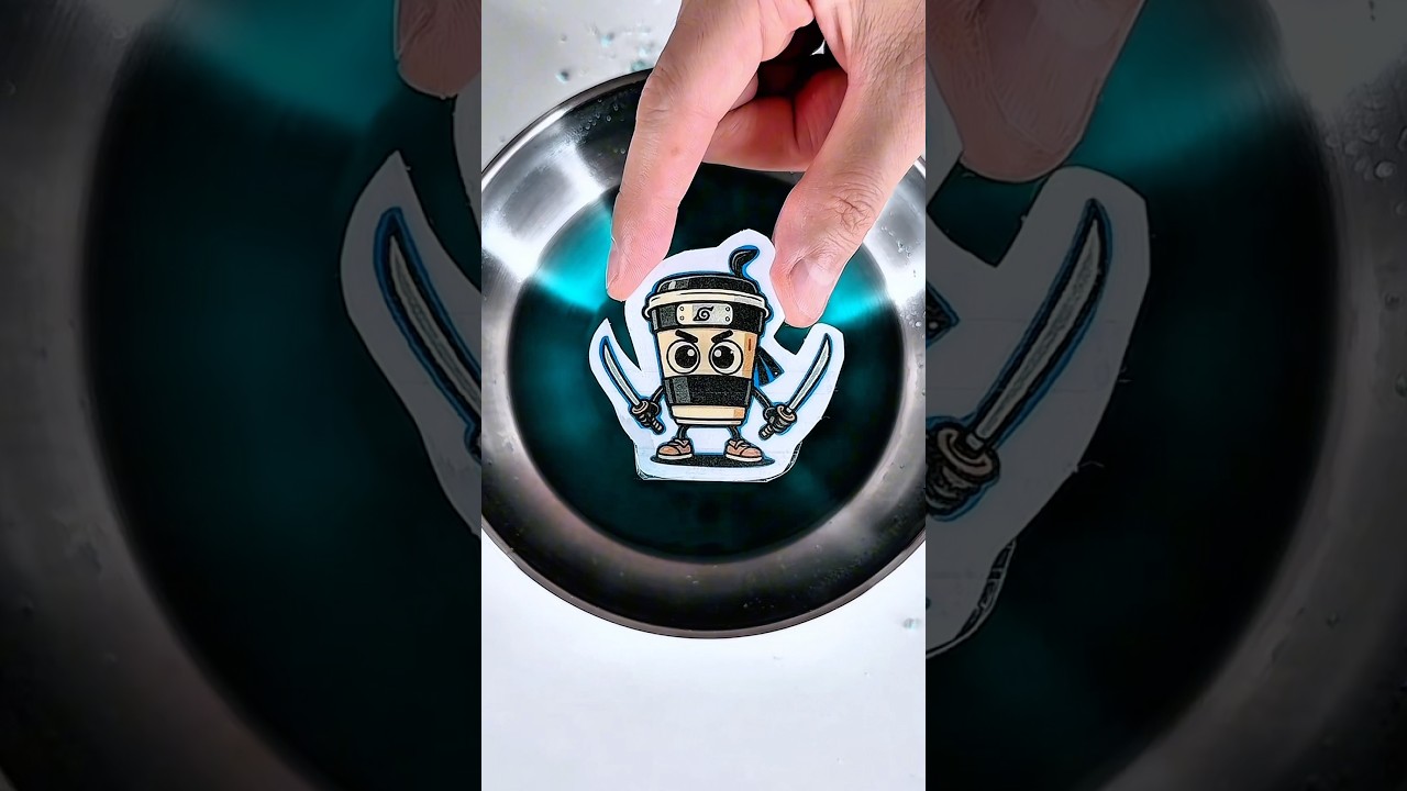 DIY Bath Bomb!! 🥤💙🥷 Part2 #shorts #diy #bones #wakasun #italianbrainrot #suns @AlinaSaito