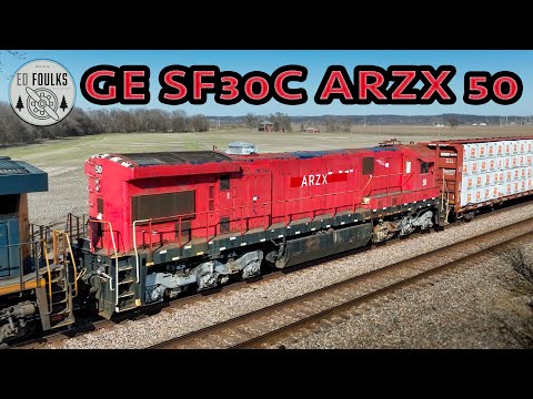 チェルシー バラック Former ATSF 8728 rebuilt as GE SF30C and now marked as ARZX