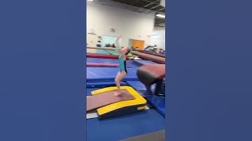 Sophie’s Yurchenko #inthegym #gymnast #gymnasticslife #level4gymnast #yurchenko