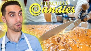 Hercules Candy Makes Nut Lover's Brittle! (Oddly Satisfying sounds)