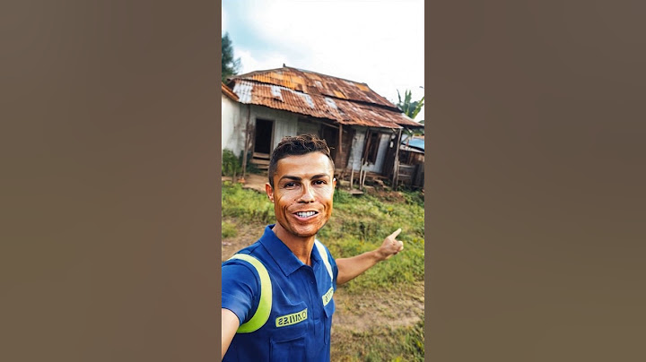 Ronaldo ikutan tren Rumah Griya #ronaldo #messi #ronaldomessi