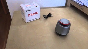 Mini bluetooth speaker   Playing microsd card