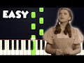 Over The Rainbow - Judy Garland | EASY PIANO TUTORIAL + SHEET MUSIC by Betacustic