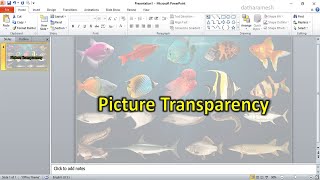 How to Set Transparent Picture Background In PowerPoint