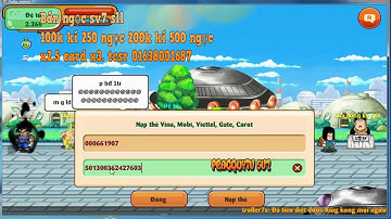Ngọc Rồng Online | PracQuyTv Sv7 thử nạp hơn 10tr vào game và cái kết - Mua ngọc sv7 bơi vào