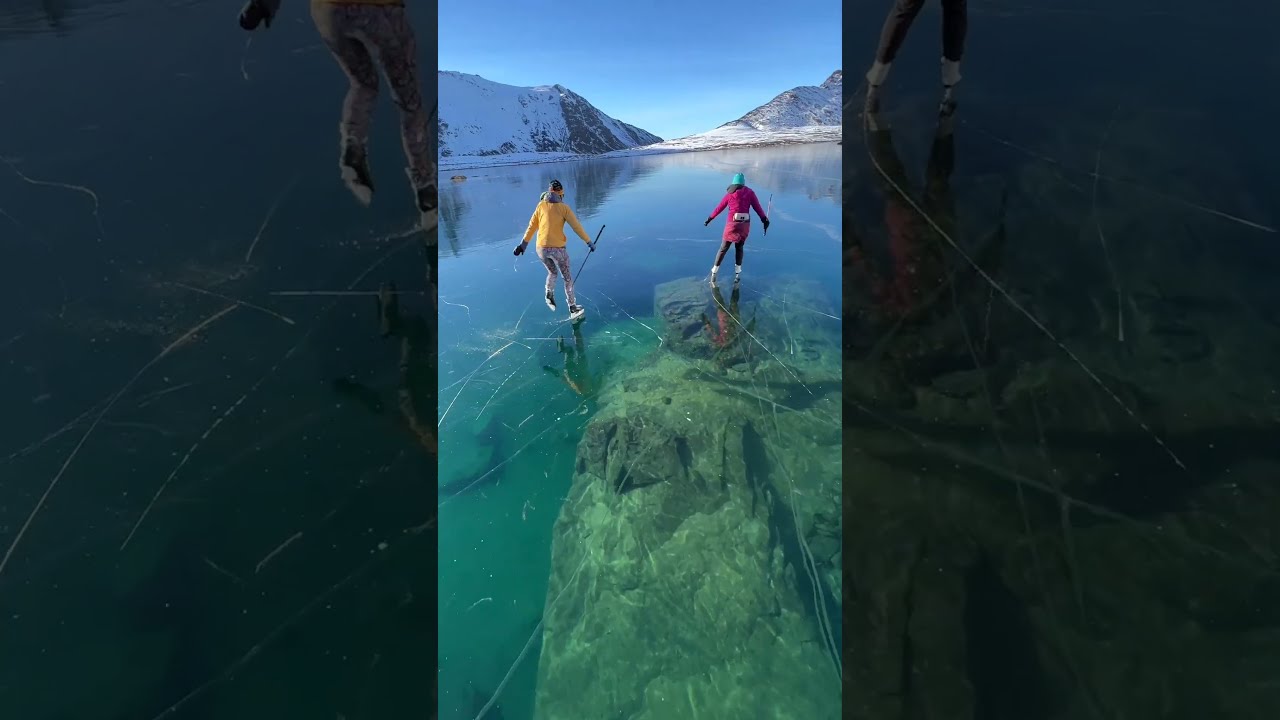 Rabbit Lake See Through Ice Skating Alaska