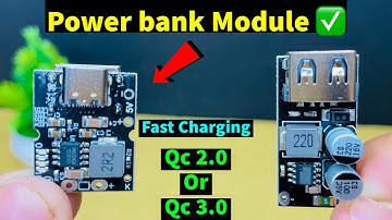 Power bank module new Qc 2.0v or 3.0v | best power bank module | @Electronicsproject99