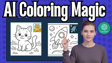 How To Create a Kids Coloring Book with ChatGPT AI Prompt - Quick Tutorial