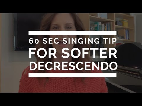 60 Second Singing Tip: How To Decrescendo | Arden Kaywin Vocal Studio