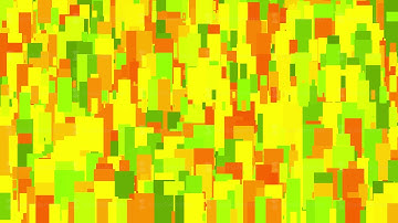 Colorful background in slow motion of glowing mosaic tiles. Animation. Colorful blinking figures