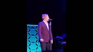 Clay Aiken Partial video Bridge Over Troubled Water-- 20 Tour Waukegan Illinois 5-12-23