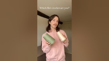 The two ways to filet crochet, which do you prefer?