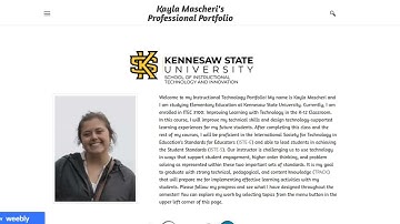 Digital Portfolio Screencast Video Reflection