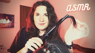 ASMR po polsku Fryzjer Robi Ci Loki | ASMR Hairdresser Soft Spoken screenshot 2