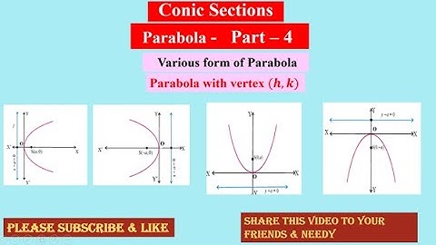 Conic Section  Parabola 4 ,  Parabola ,   #ProblemWithSolution , Please Subscribe , Like & Share  🙏